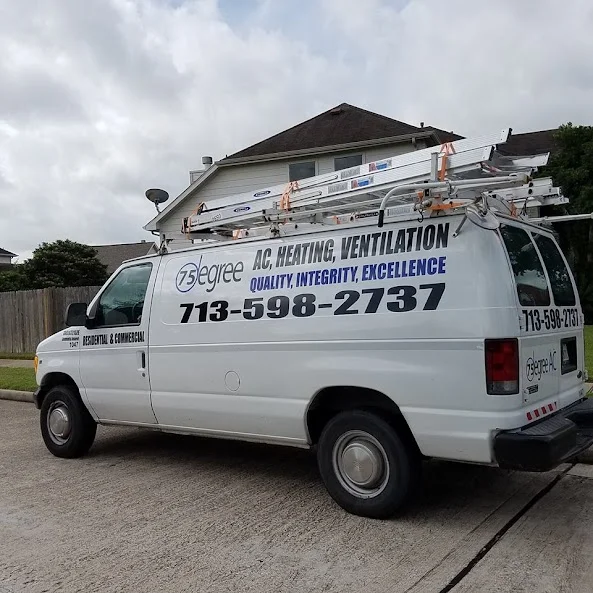 Professional AC inspection in Houston by 75 Degree AC.